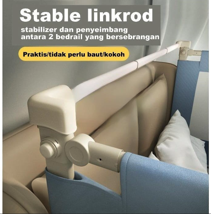 Baby Bedrail Head Connector / Head Bumper Protector