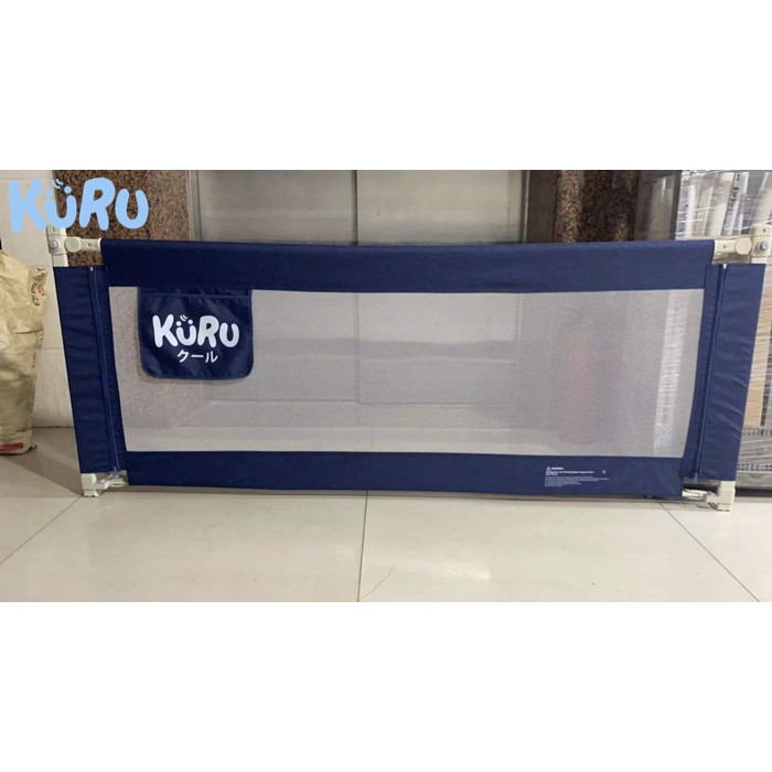 KURU Baby Bedrail 120 160 180 200cm Pembatas Pengaman Pagar Kasur Ranjang Bed Rail Safety