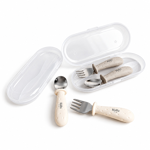 Kuru Baby SF2 Petite Dine Cutlery - Sendok Garpu Makan Anak