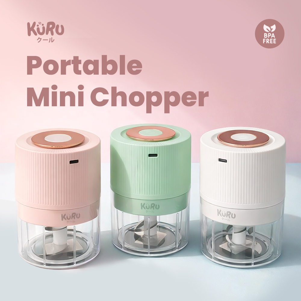 KURU FC2001 Electric Food Chopper Blender Makanan Bayi MPASI Elektrik
