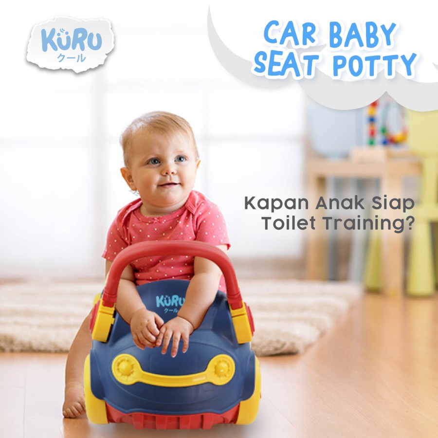 KURU Potty Training Car Series Pispot Train Anak Motif Mobil 8891