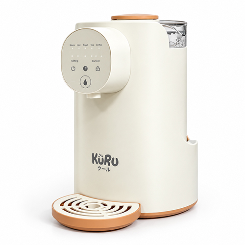 Kuru Smart Water Dispenser 2L | Pemanas Air Susu Bayi, Kopi & Teh | Touch Screen + Child Lock